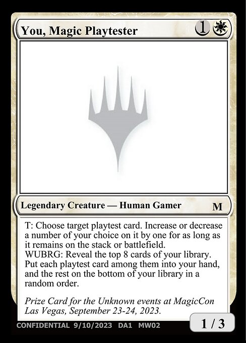 You, Magic Playtester