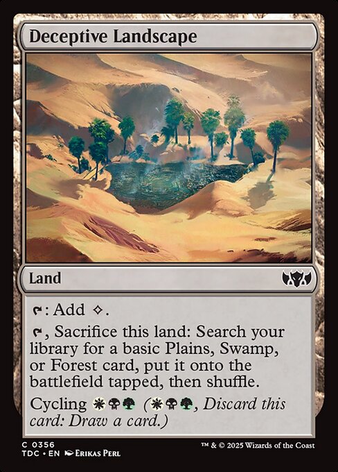 Deceptive Landscape