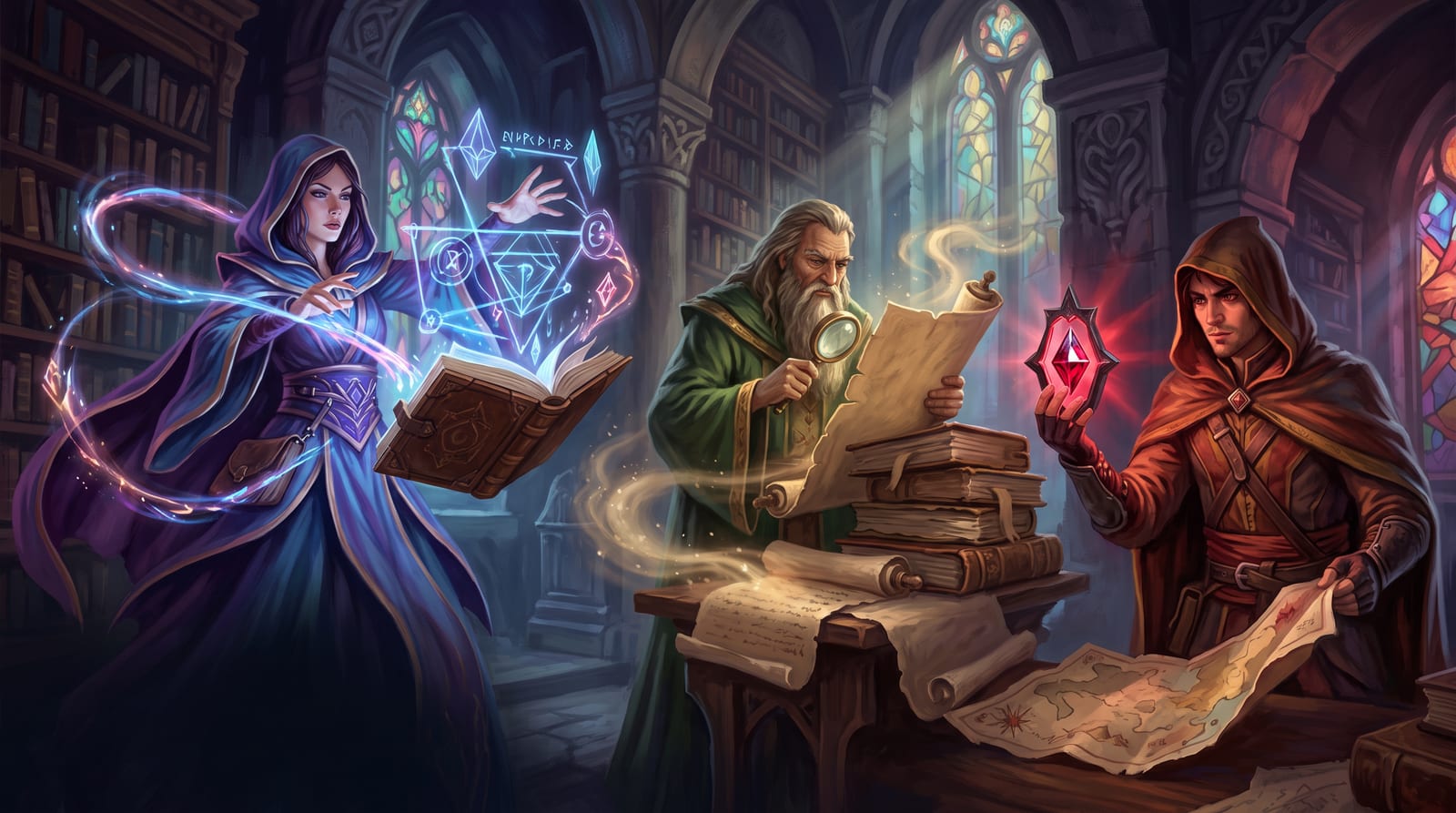 Fantasy illustration for Best MTG Card Database: Scryfall, Gatherer, and Grimoria