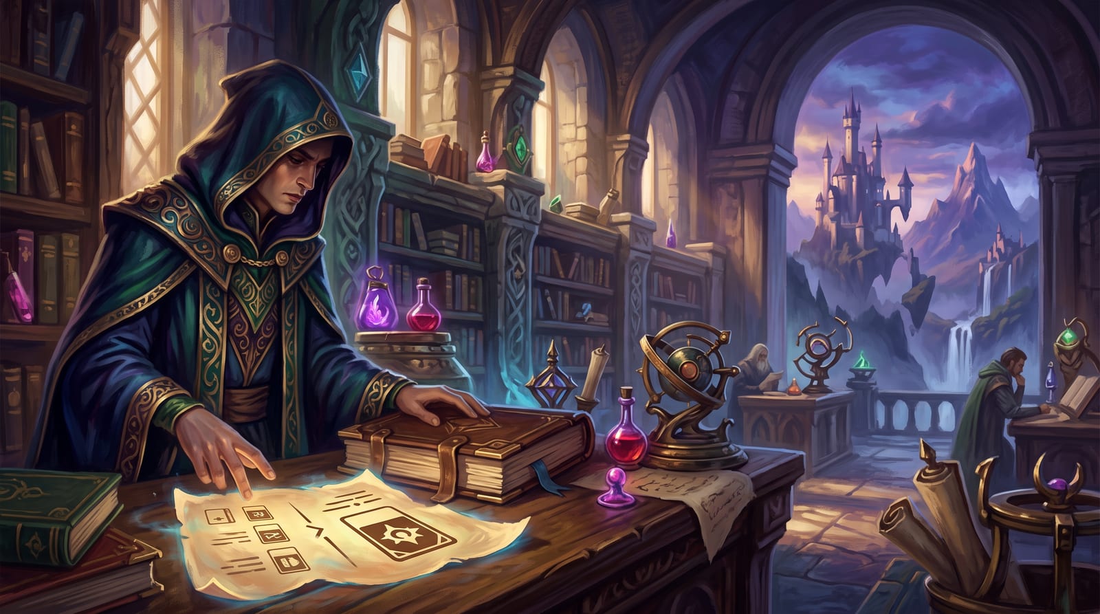 Fantasy illustration for How to Import a Moxfield Deck: Every Format Explained