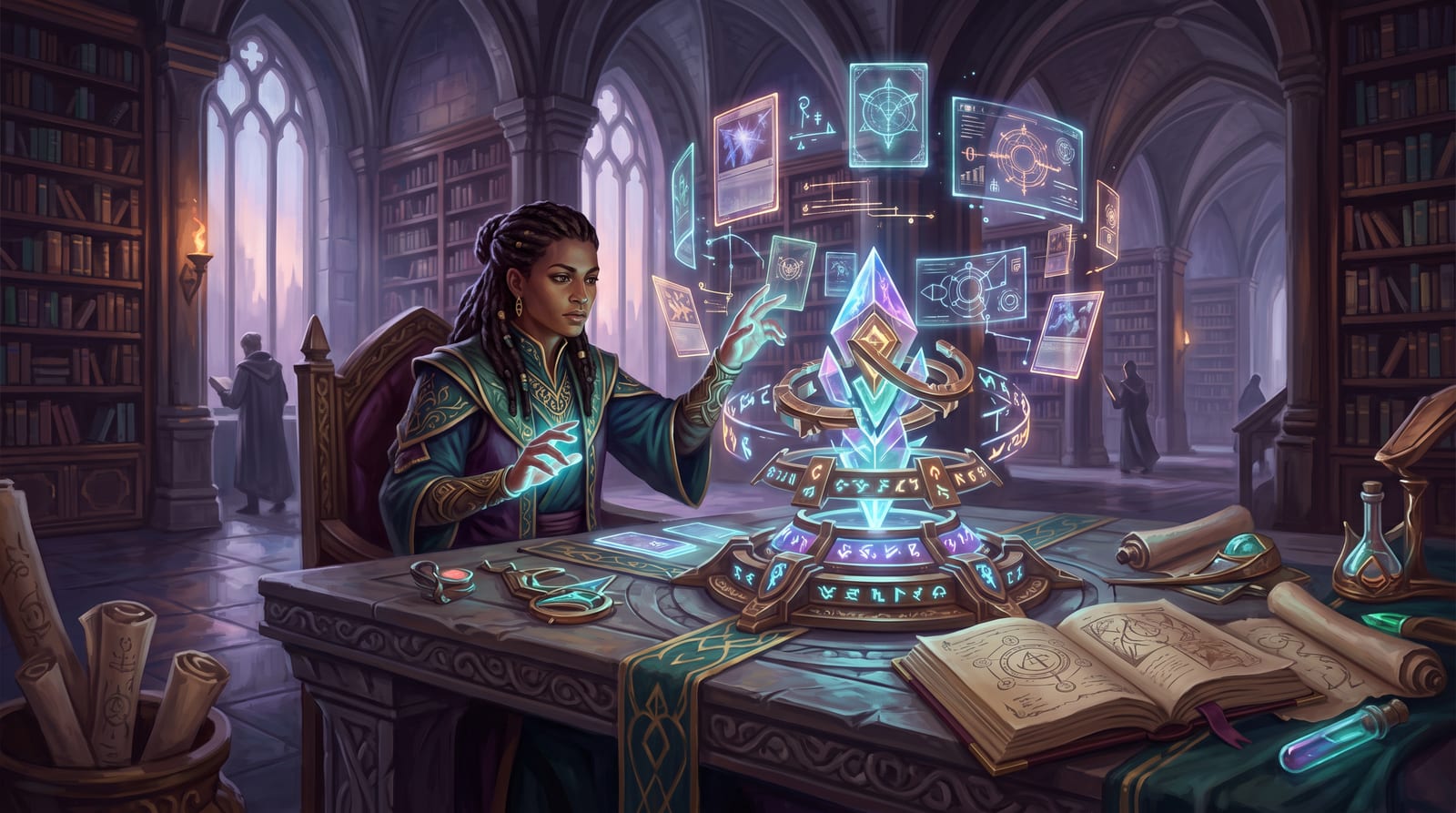 Fantasy illustration for Moxfield Alternatives: The Best MTG Deck Builders in 2026