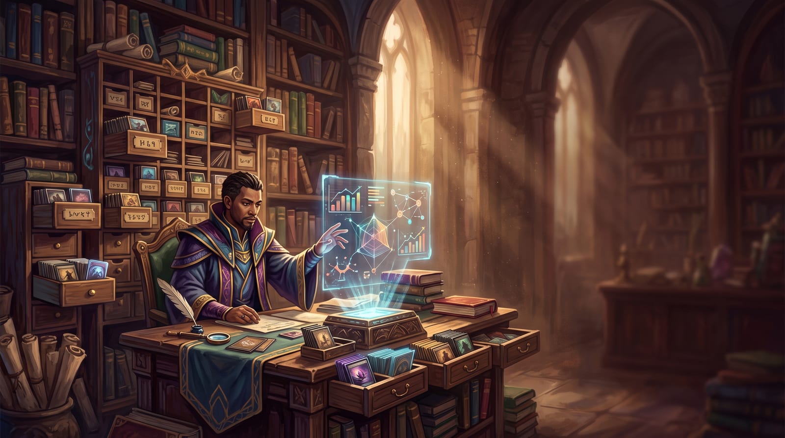 Fantasy illustration for What Is MTG Collection Management? A Complete Introduction